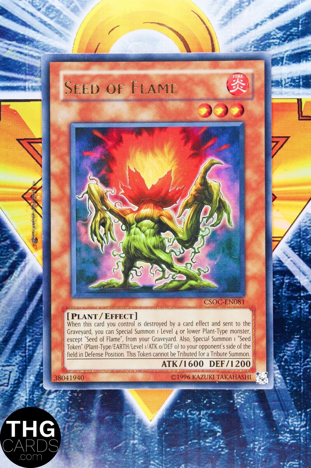 Seed of Flame CSOC-EN081 Ultra Rare Yugioh Card