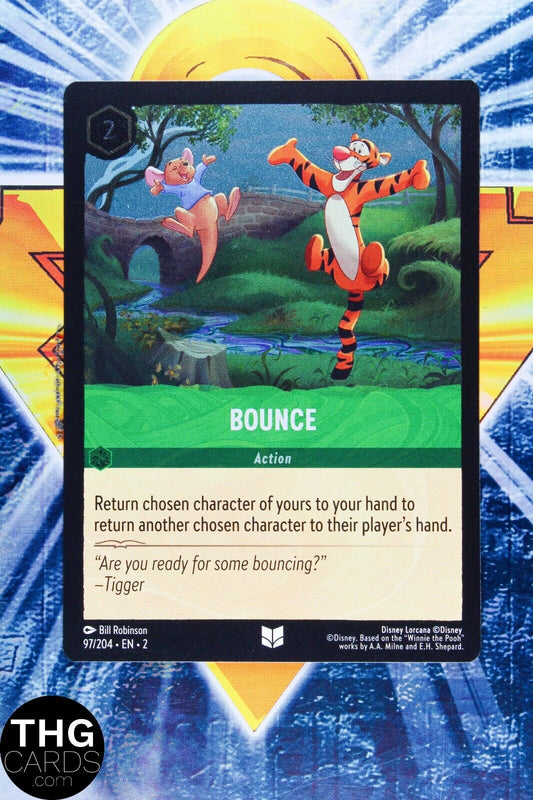 Bounce 97/204 Foil Uncommon Lorcana Rise of Floodborn