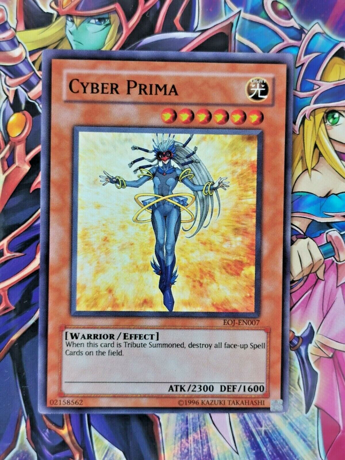 Cyber Prima EOJ-EN007 Super Rare Yugioh Card Enemy of Justice