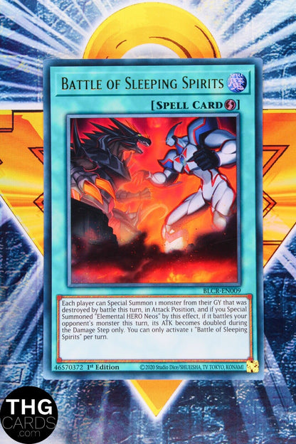 Battle of Sleeping Spirits BLCR-EN009 1st Ultra Rare Yugioh Card Playset