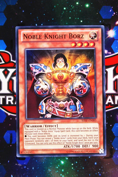 Noble Knight Borz SHSP-EN085 Super Rare Yugioh Card
