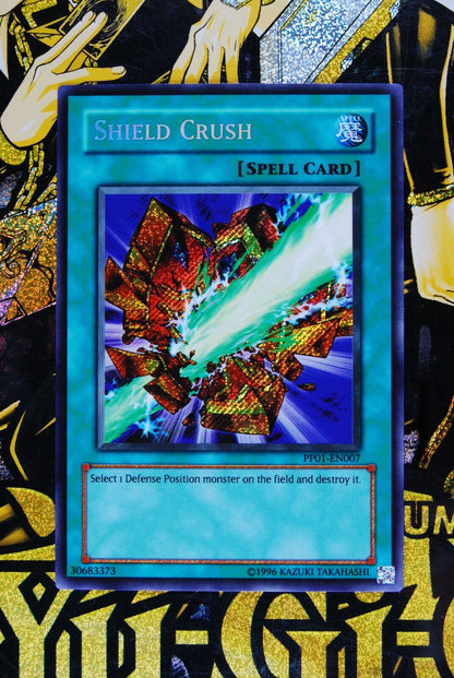 Shield Crush PP01-EN007 Secret Rare Yugioh Card