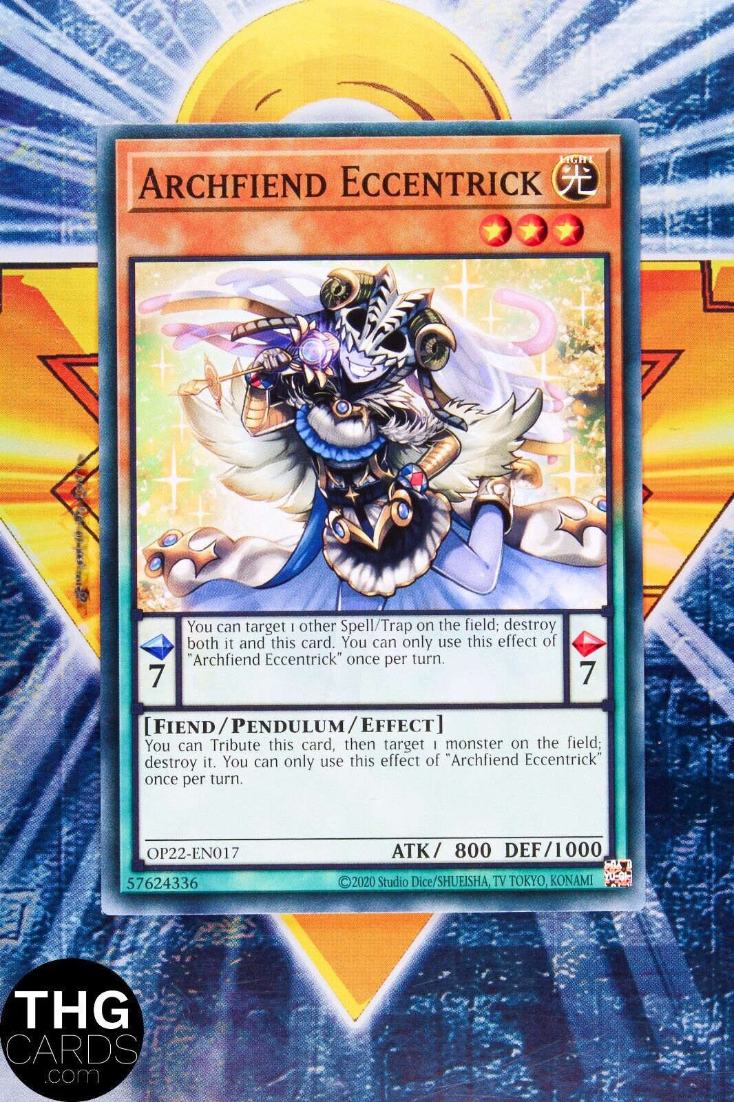 Archfiend Eccentrick OP22-EN017 Common Yugioh Card