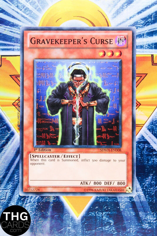 Gravekeeper's Curse SDMA-EN008 1st Common Yugioh Card