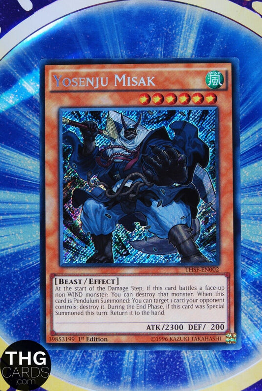 Yosenju Misak THSF-EN002 1st Edition Secret Rare Yugioh Card