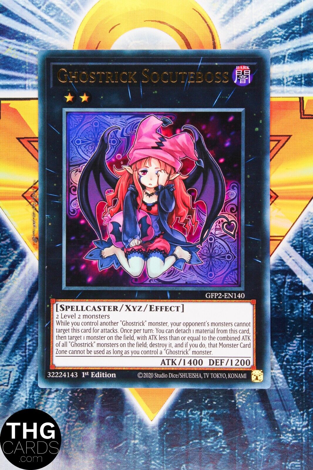 Ghostrick Socuteboss GFP2-EN140 1st Edition Ultra Rare Yugioh Card