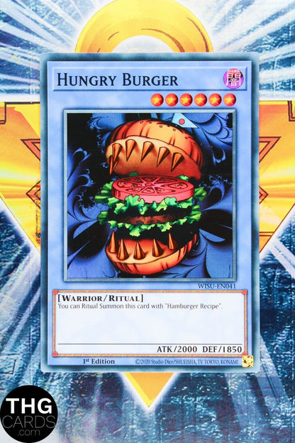 Hungry Burger WISU-EN041 1st Edition Super Rare Yugioh Card Playset