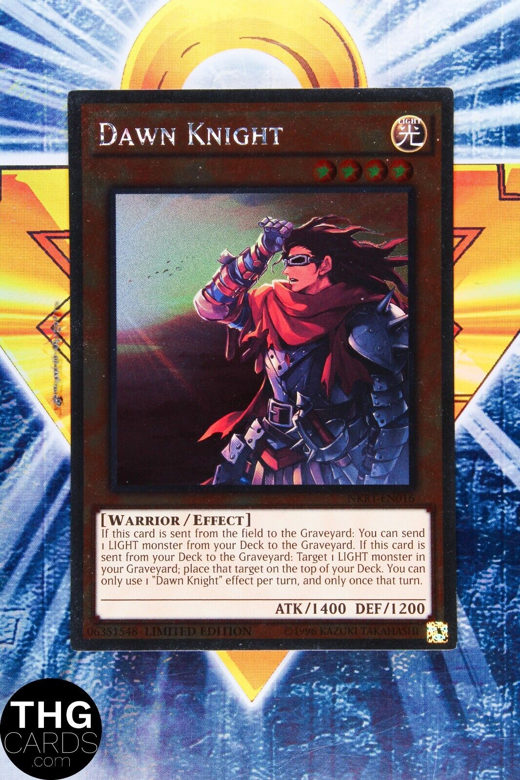 Dawn Knight NKRT-EN016 Platinum Ultra Rare Yugioh Card