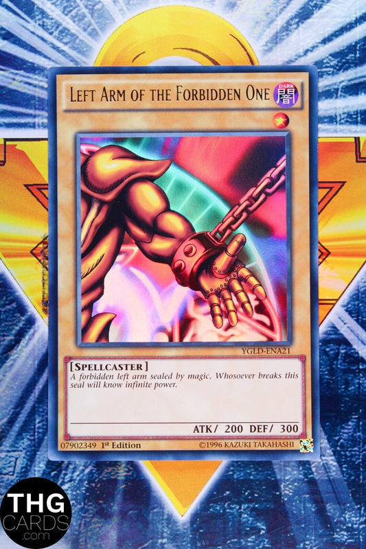 Left Arm of the Forbidden One YGLD-ENA21 1st Edition Ultra Rare Yugioh Card
