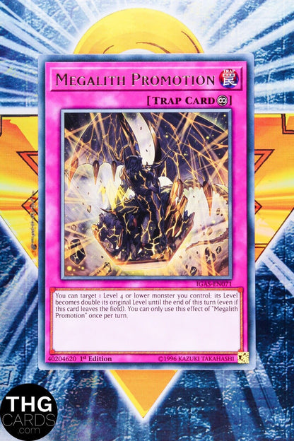 Megalith Promotion IGAS-EN071 1st Ed Rare Yugioh Card