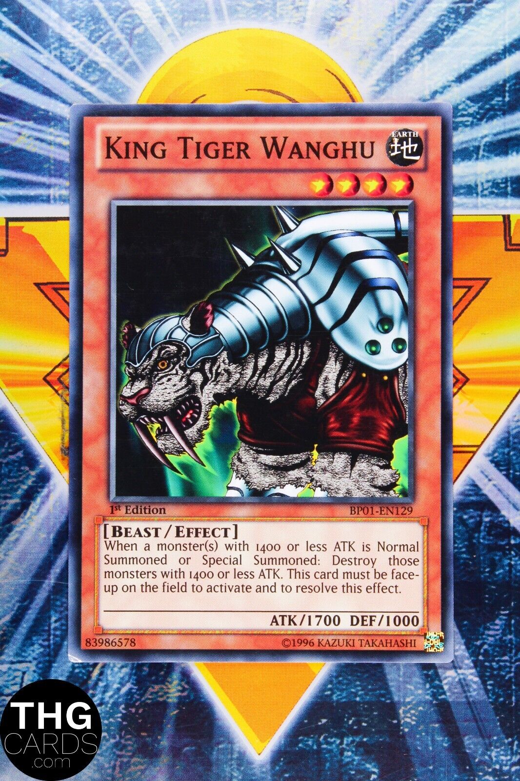 King Tiger Wanghu BP01-EN129 1st Edition Common Yugioh Card