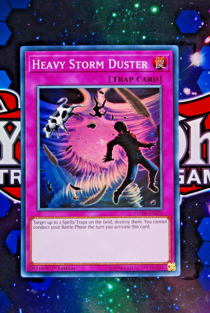 Heavy Storm Duster COTD-EN076 1st Edition Super Rare Yugioh Card