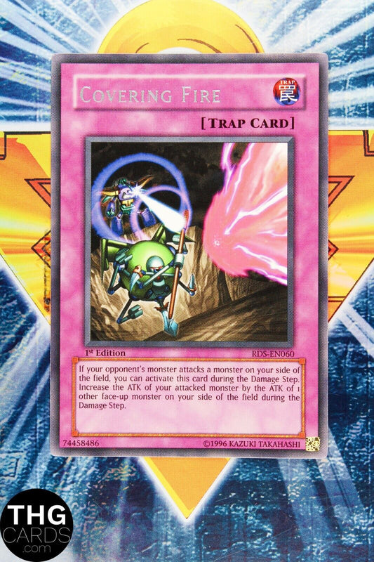 Covering Fire RDS-EN060 1st Edition Rare Yugioh Card