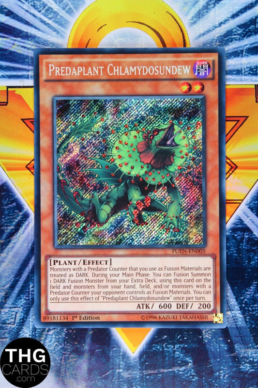 Predaplant Chlamydosundew FUEN-EN005 1st Edition Secret Rare Yugioh Card