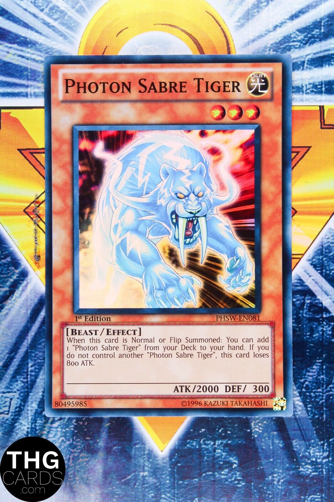 Photon Sabre Tooth PHSW-EN081 1st Edition Super Rare Yugioh Card