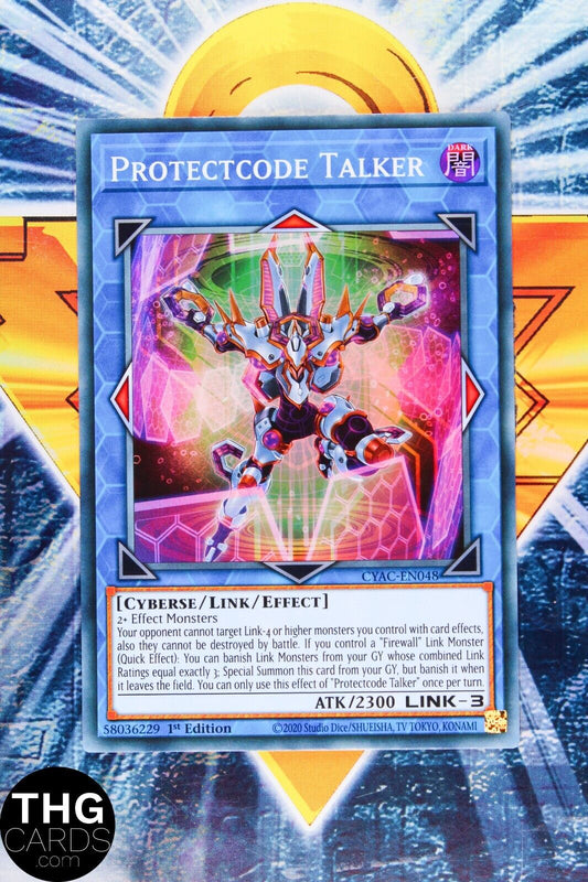 Protectcode Talker CYAC-EN048 1st Edition Super Rare Yugioh Card