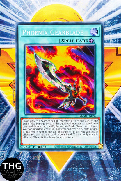 Phoenix Gearblade MZMI-EN036 1st Edition Super Rare Yugioh Card