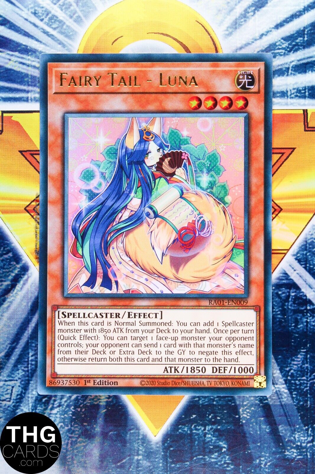 Fairy Tail - Luna RA01-EN009 1st Edition Ultra Rare Yugioh Card