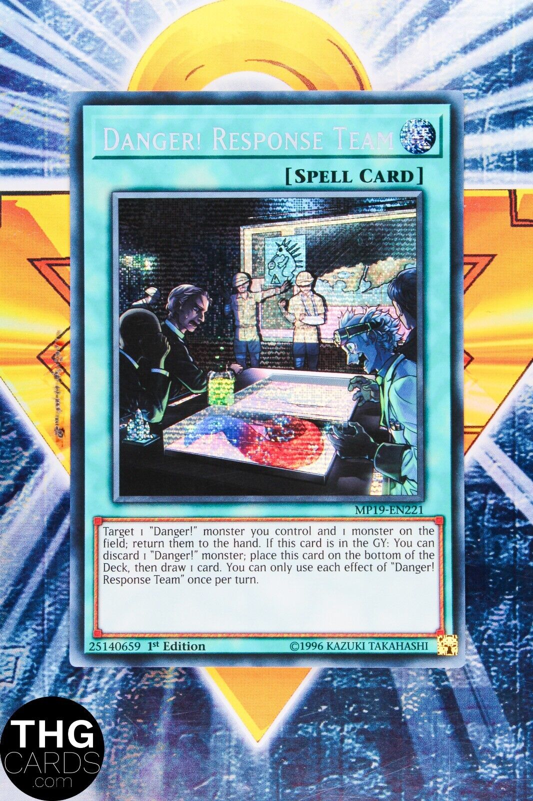 Danger! Response Team MP19-EN221 1st Edition Secret Rare Yugioh Card