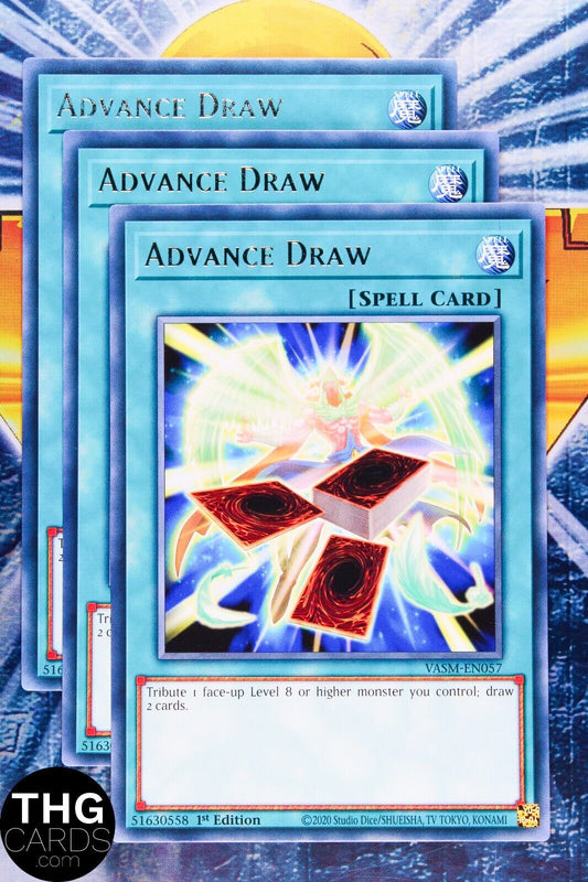 Advance Draw VASM-EN057 1st Edition Rare Yugioh Card Playset