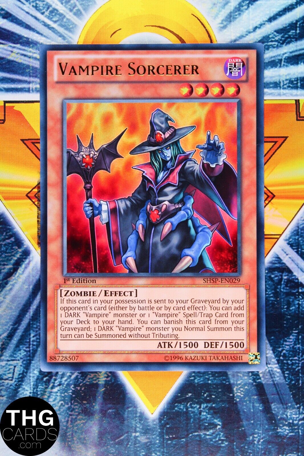 Vampire Sorcerer SHSP-EN029 1st Edition Ultra Rare Yugioh Card