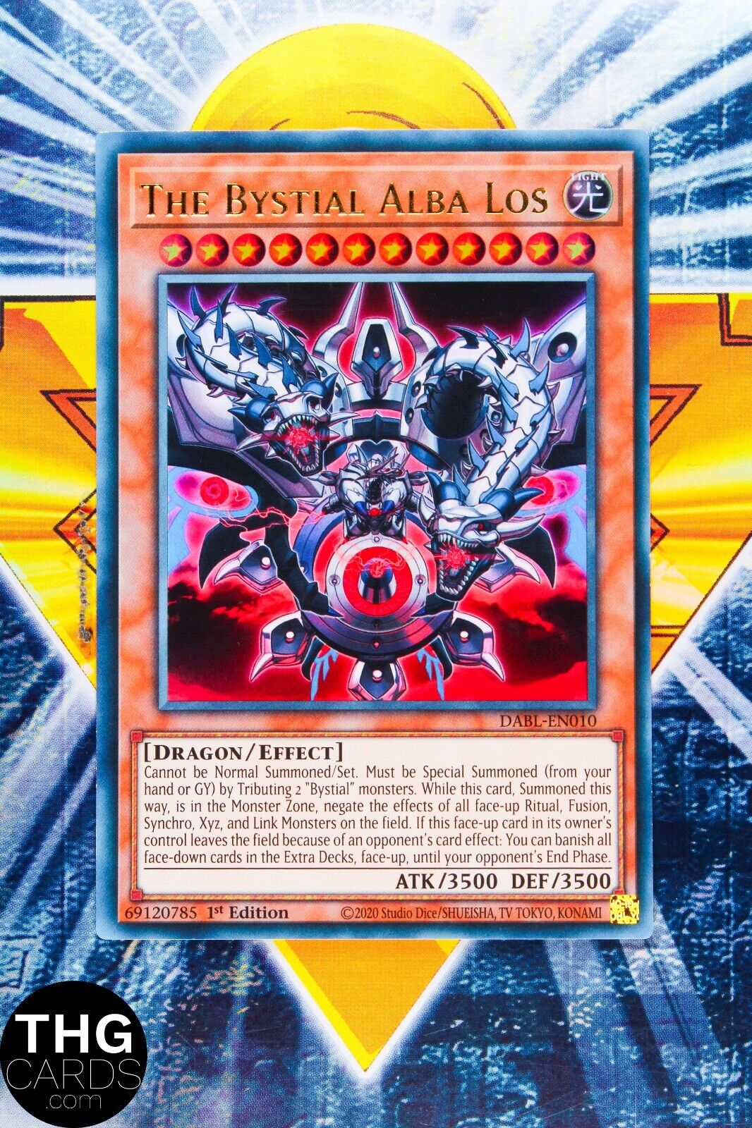 The Bystial Alba Los DABL-EN010 1st Ultra Rare Yugioh Card