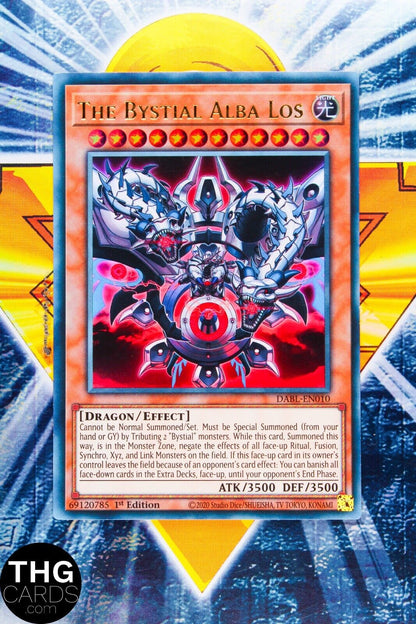 The Bystial Alba Los DABL-EN010 1st Ultra Rare Yugioh Card