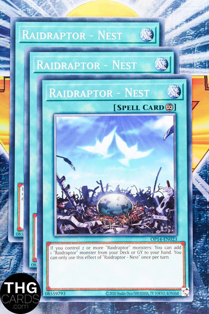 Raidraptor - Nest OP14-EN023 Common Yugioh Card Playset