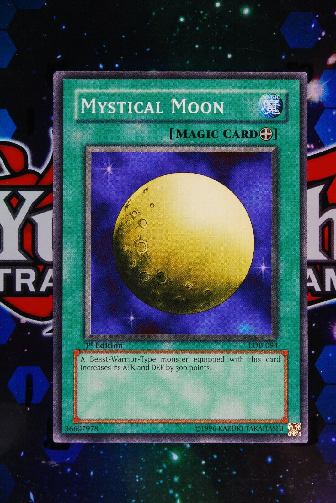 Mystical Moon LOB-094 1st Edition Common Yugioh Card