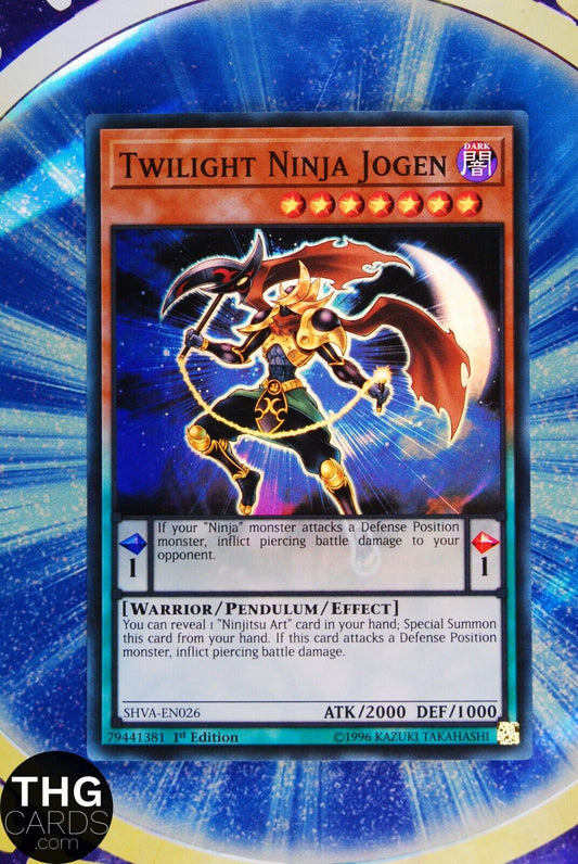 Twilight Ninja Jogen SHVA-EN026 1st Edition Super Rare Yugioh Card