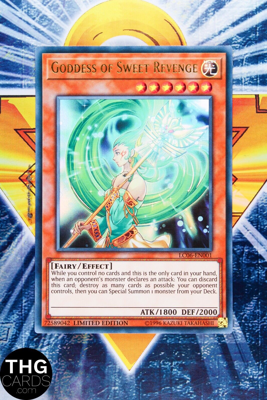 Goddess of Sweet Revenge LC06-EN001 LE Ultra Rare Yugioh Card