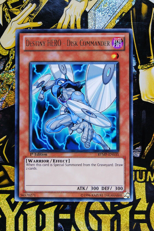 Destiny Hero - Disk Commander RYMP-EN035 1st Edition Rare Yugioh Card