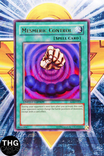 Mesmeric Control SOI-ENSE4 Limited Edition Ultra Rare Yugioh Card