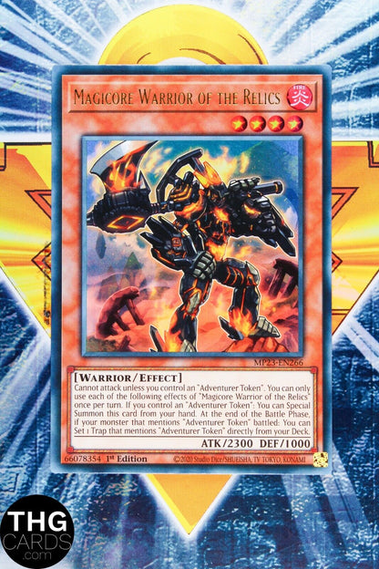 Magicore Warrior of the Relics MP23-EN266 1st Ultra Rare Yugioh Card Playset