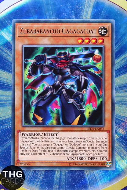 Zubababancho Gagagacoat LED6-EN035 Rare Yugioh Card