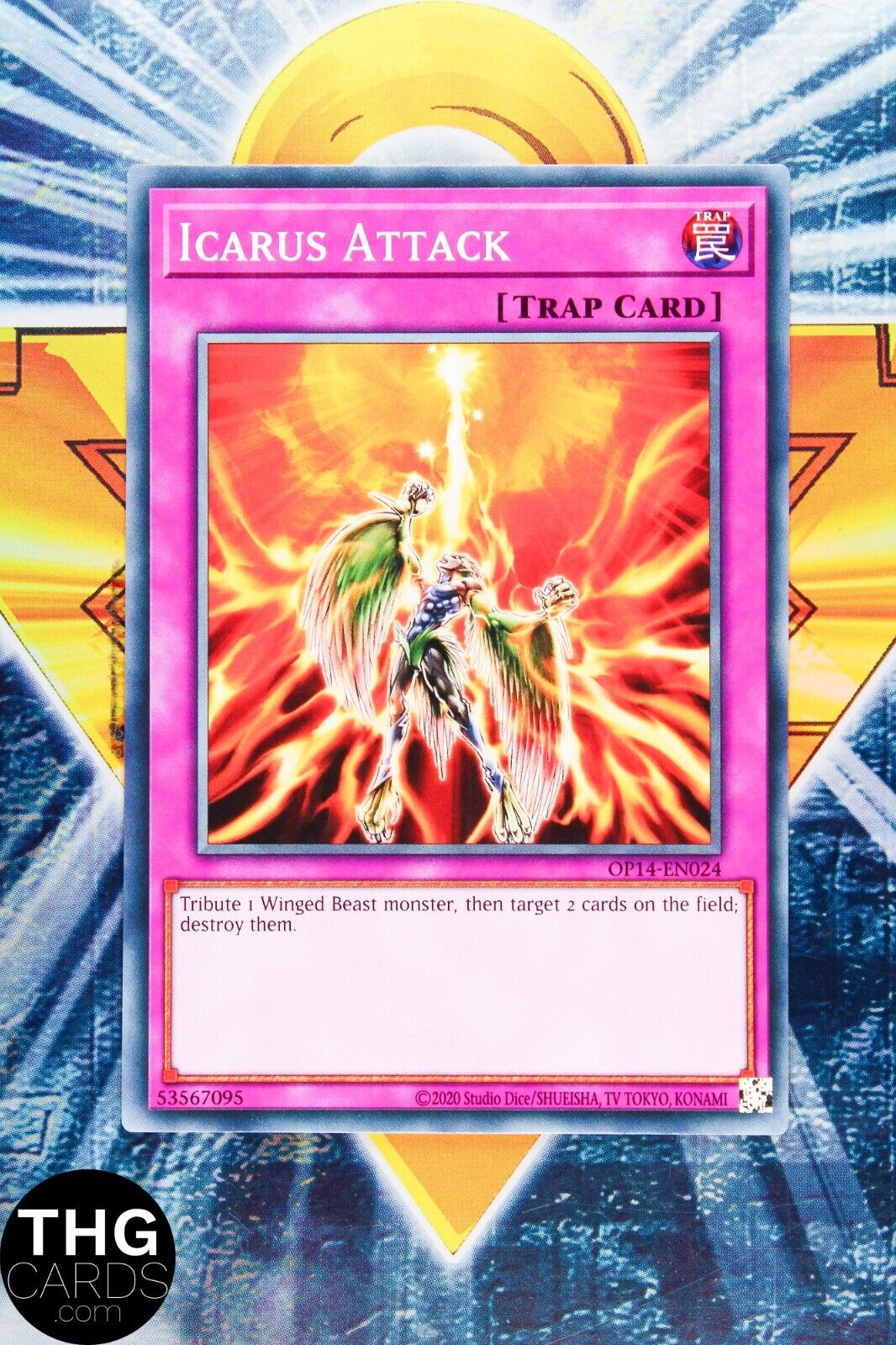 Icarus Attack OP14-EN024 Common Yugioh Card