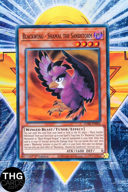 Blackwing - Shamal the Sandstorm DABL-EN002 1st Edition Super Rare Yugioh Card