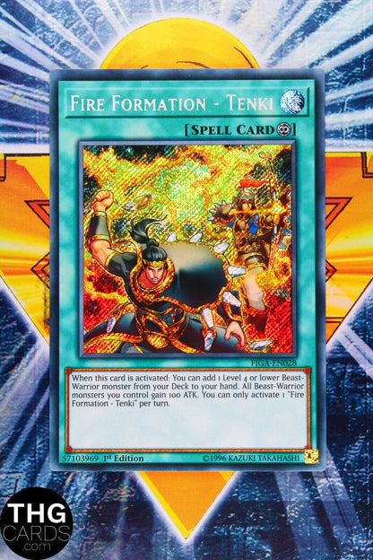 Fire Formation - Tenki FIGA-EN028 1st Edition Secret Rare Yugioh Card