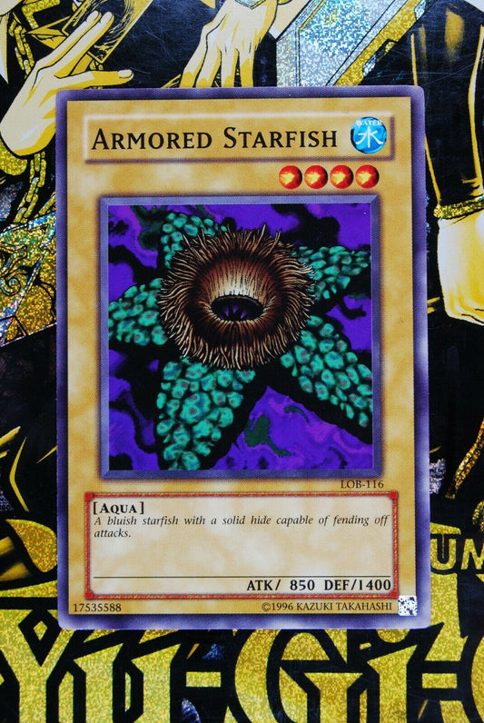 Armored Starfish LOB-116 Common Yugioh Card