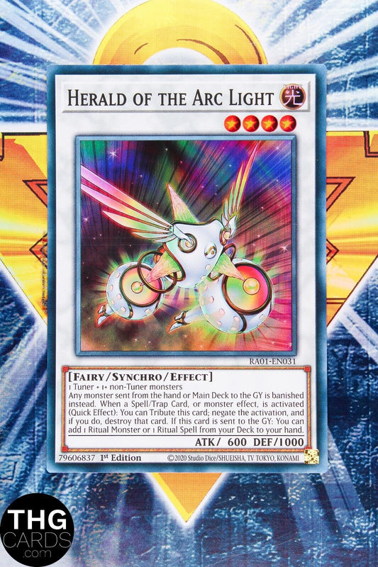 Herald of the Arc Light RA01-EN031 1st Edition Super Rare Yugioh Card Playset