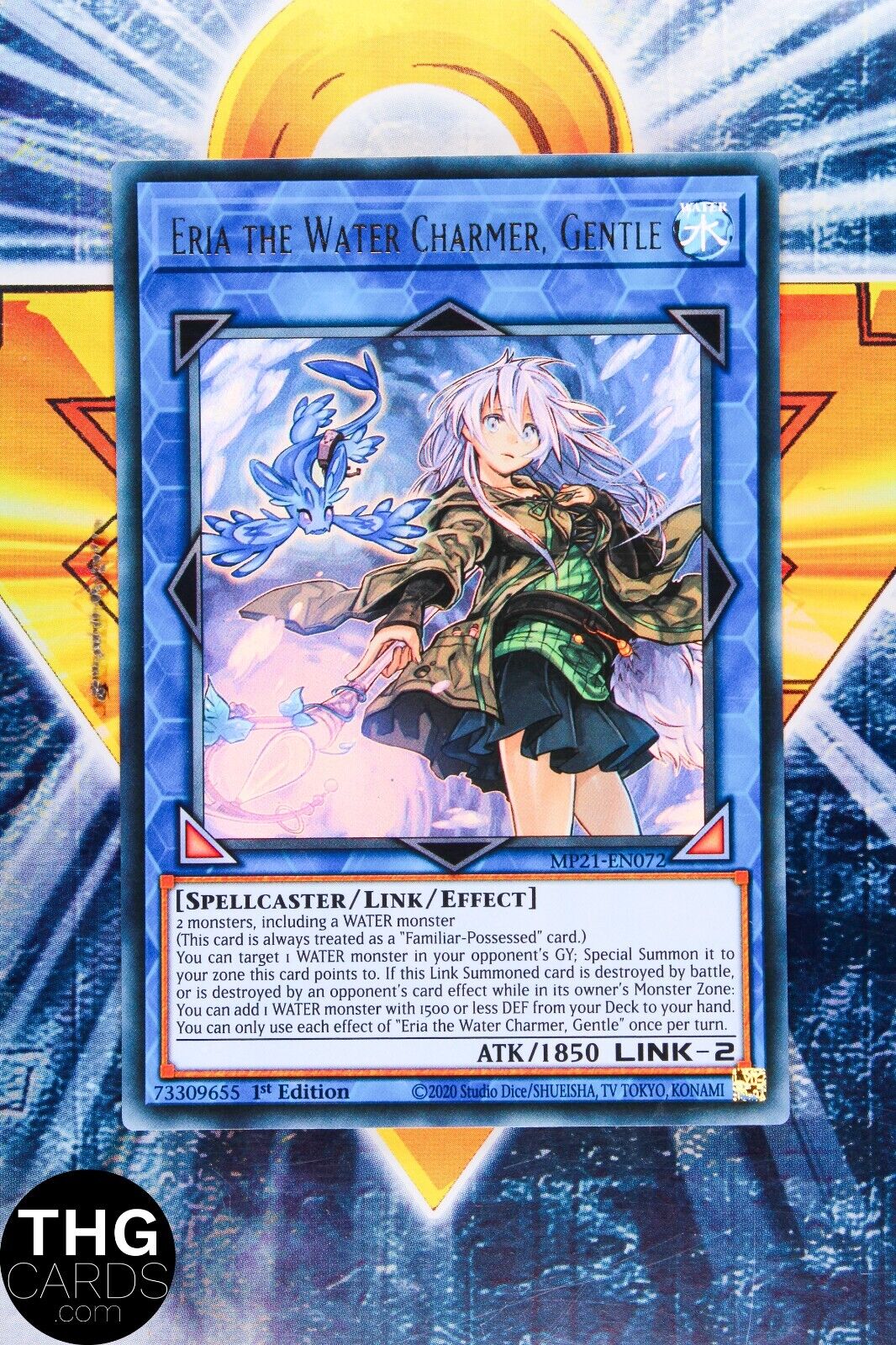 Eria the Water Charmer, Gentle MP21-EN072 1st Edition Ultra Rare Yugioh Card