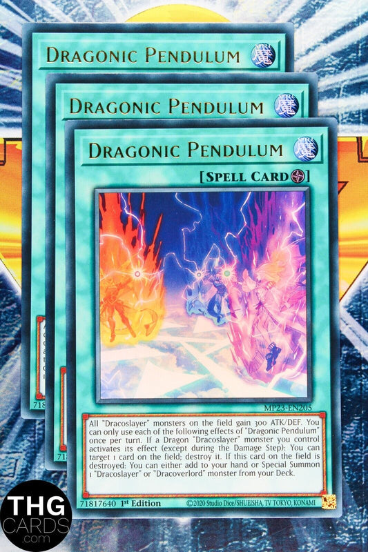 Dragonic Pendulum MP23-EN205 1st Edition Ultra Rare Yugioh Card Playset