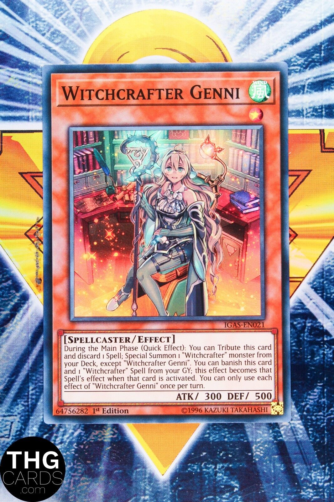 Witchcrafter Genni IGAS-EN021 1st Edition Super Rare Yugioh Card