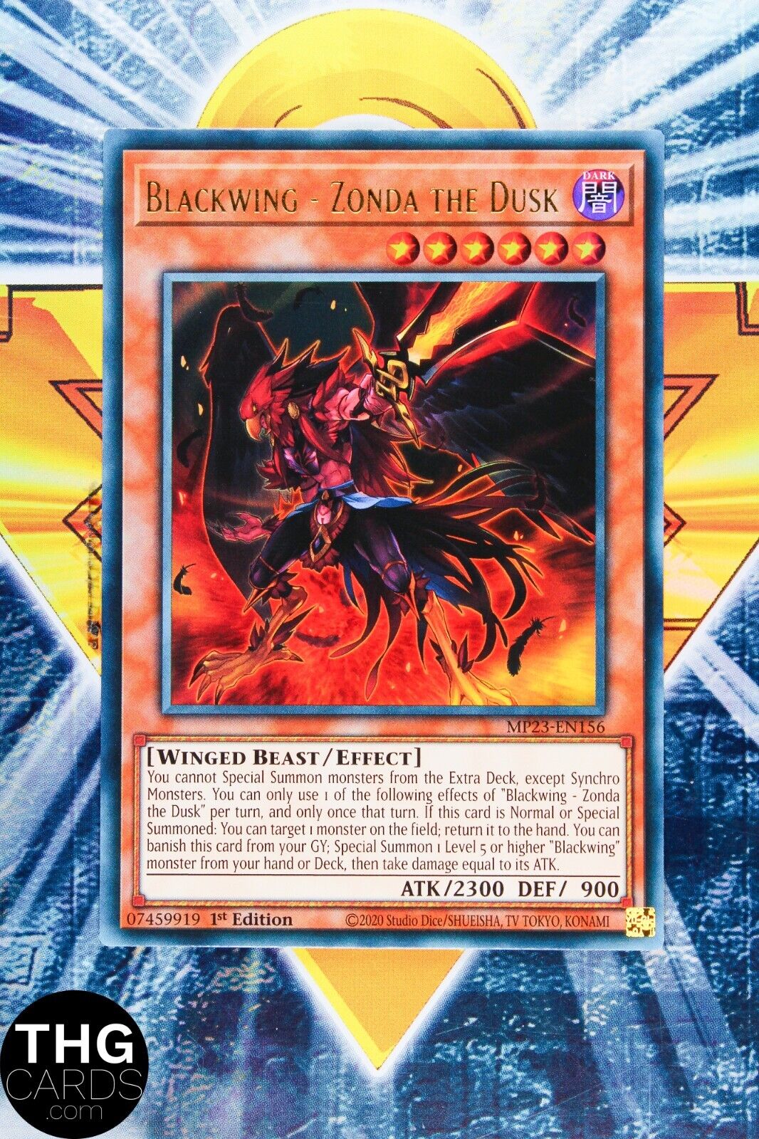 Blackwing - Zonda the Dusk MP23-EN001 1st Edition Ultra Rare Yugioh Card Playset