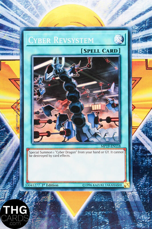 Cyber Revsystem MP19-EN118 1st Edition Super Rare Yugioh Card
