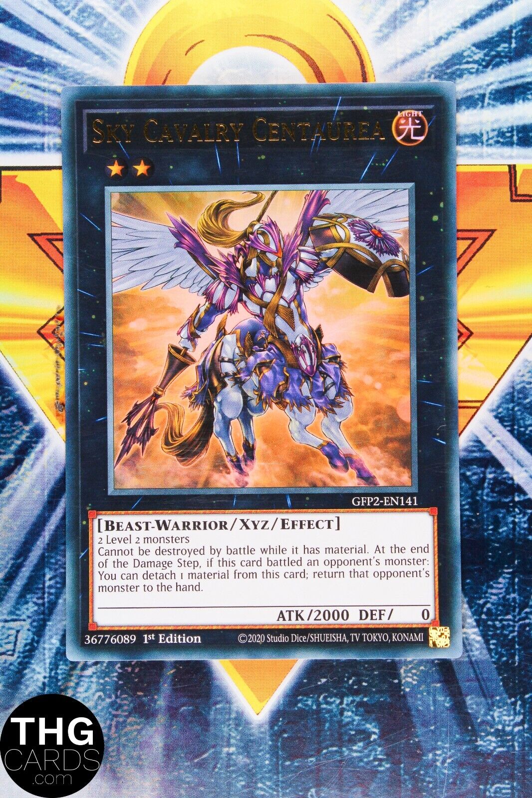 Sky Cavalry Centaurea GFP2-EN141 1st Edition Ultra Rare Yugioh Card