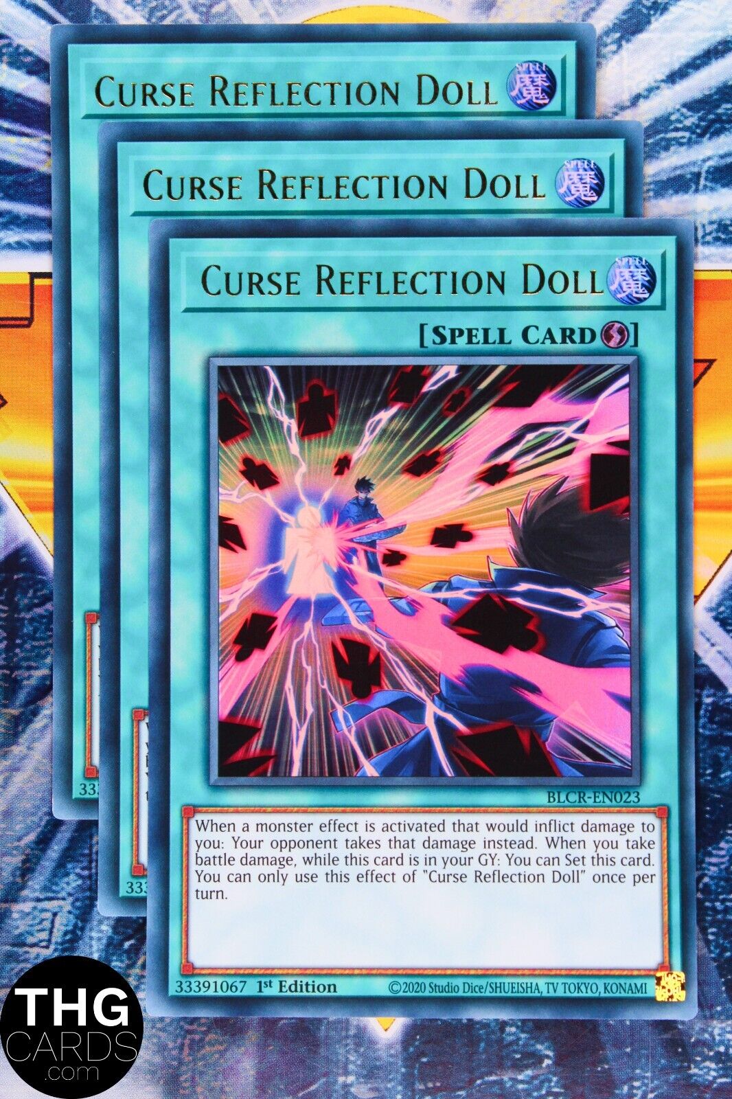 Curse Reflection Doll BLCR-EN023 1st Ultra Rare Yugioh Card Playset