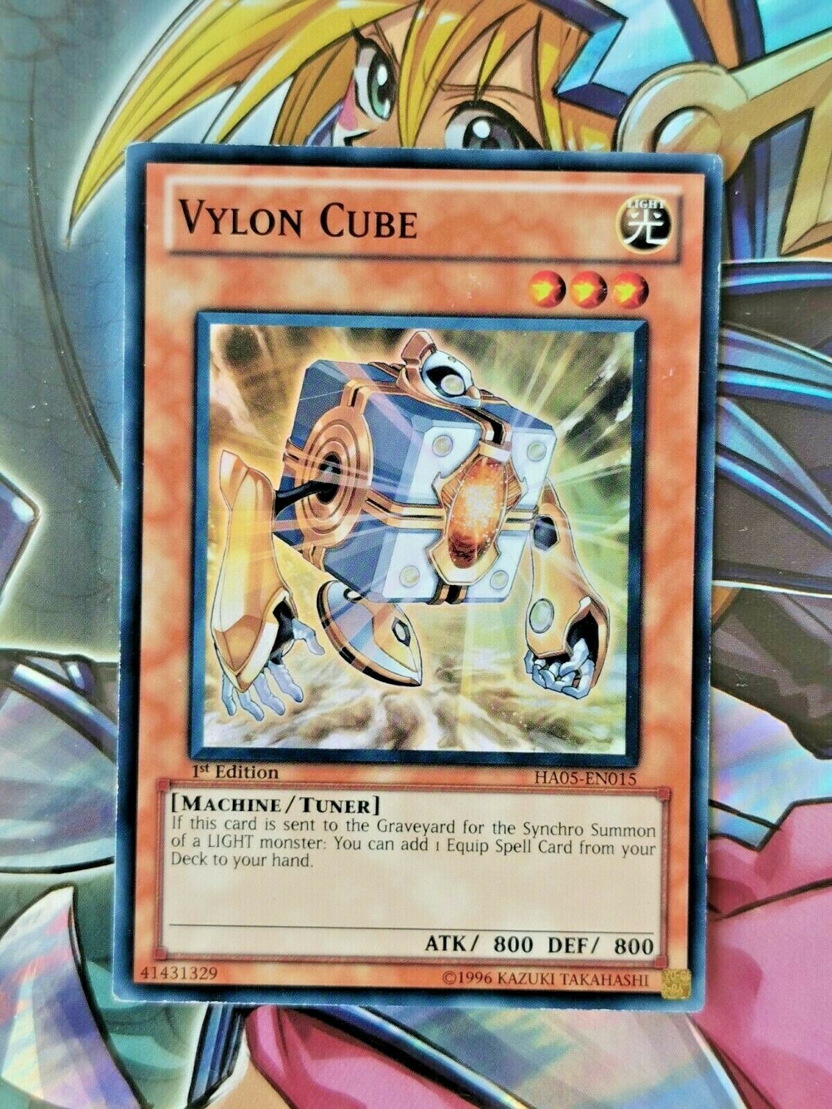 Vylon Cube HA05-EN015 Super Rare 1st Edition Yugioh Card Hidden Arsenal