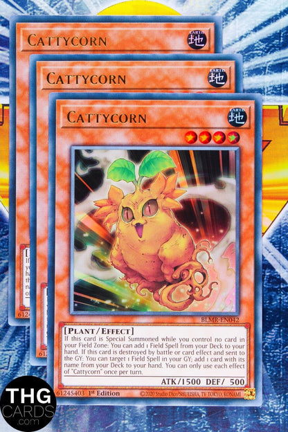 Cattycorn BLMR-EN042 1st Ed Ultra Rare Yugioh Card Playset