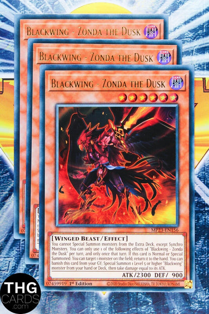 Blackwing - Zonda the Dusk MP23-EN001 1st Edition Ultra Rare Yugioh Card Playset